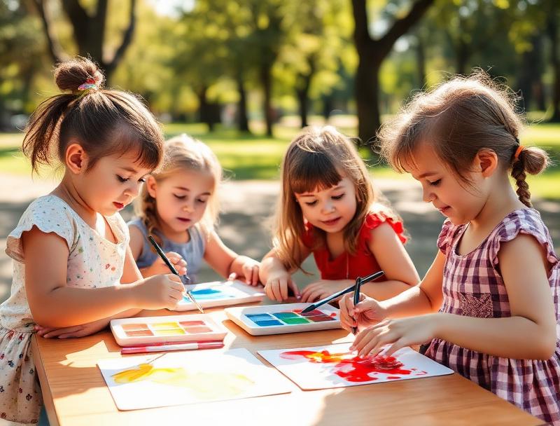Taller de arte en la Alameda